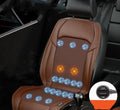 Car ventilated seat cushion with cooling fan system in black colour