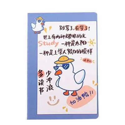 Cartoon A5 notebook with 30 sheets featuring cute bear design, measuring 148 x 210 mm