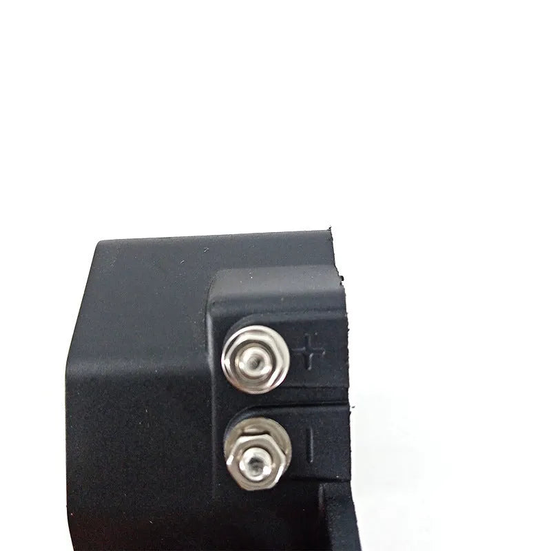Black GQ-208A 12-80V universal reversing horn for vehicle safety alerts