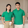 Summer polo shirt in long-staple cotton with short sleeves and slit detail, shown in multiple colour options