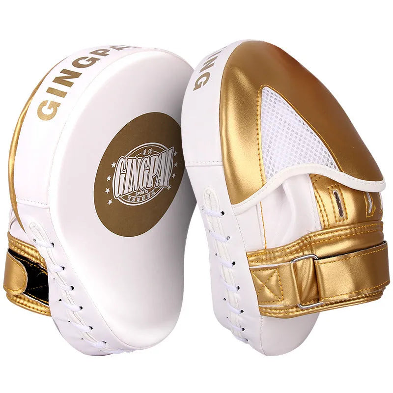 Vertical hanging gold PU baffle target for boxing and Sanda practice