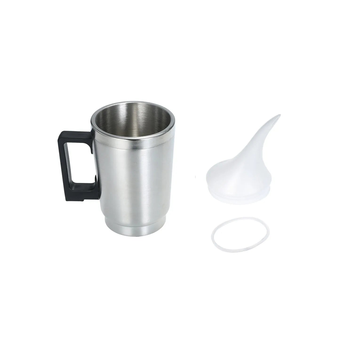 Stainless steel automobile headlamp renovation kit with cup covers and power adapters for car headlamp restoration