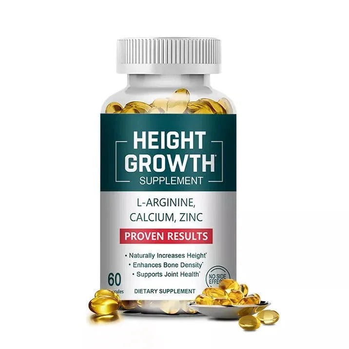 Bottle of edible vitamin soft capsules for adult use with 60, 90 or 120 tablet options