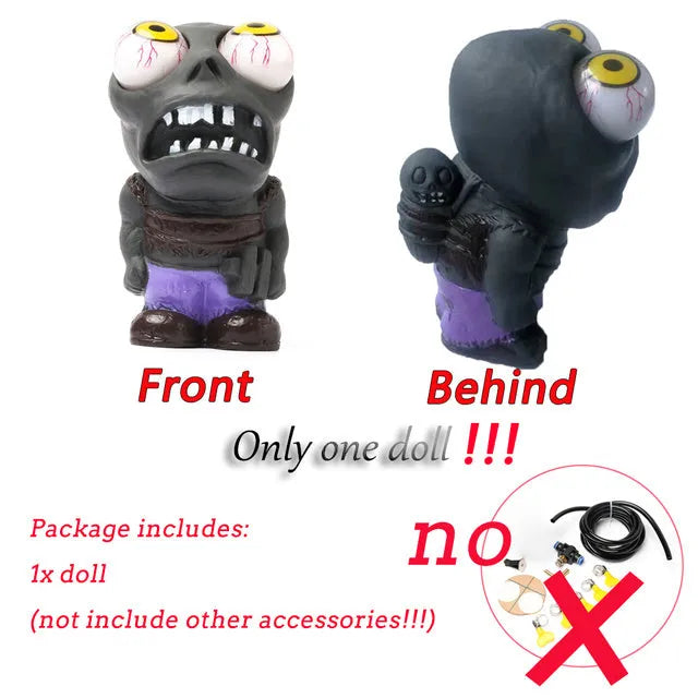 Turbo car blow-off valve ornament kit with doll decoration and pressure regulating components