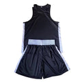 Judo sportswear set in solid colour red with breathable jacquard fabric top and shorts