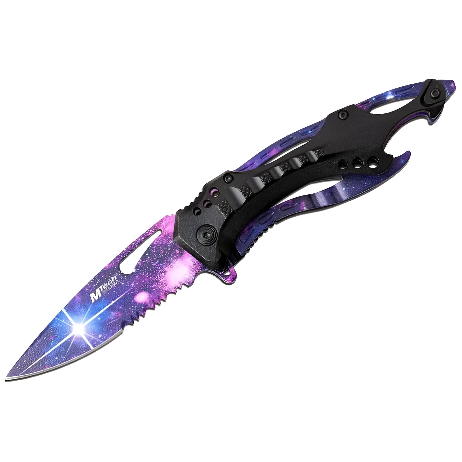 CS GO Karambit knife design car sticker in 13cm size on a vehicle panel.