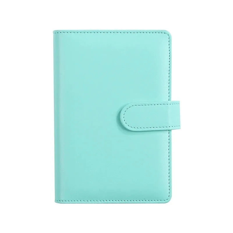 A5 PU leather zippered notebook binder cover in a choice of 11 solid colours.