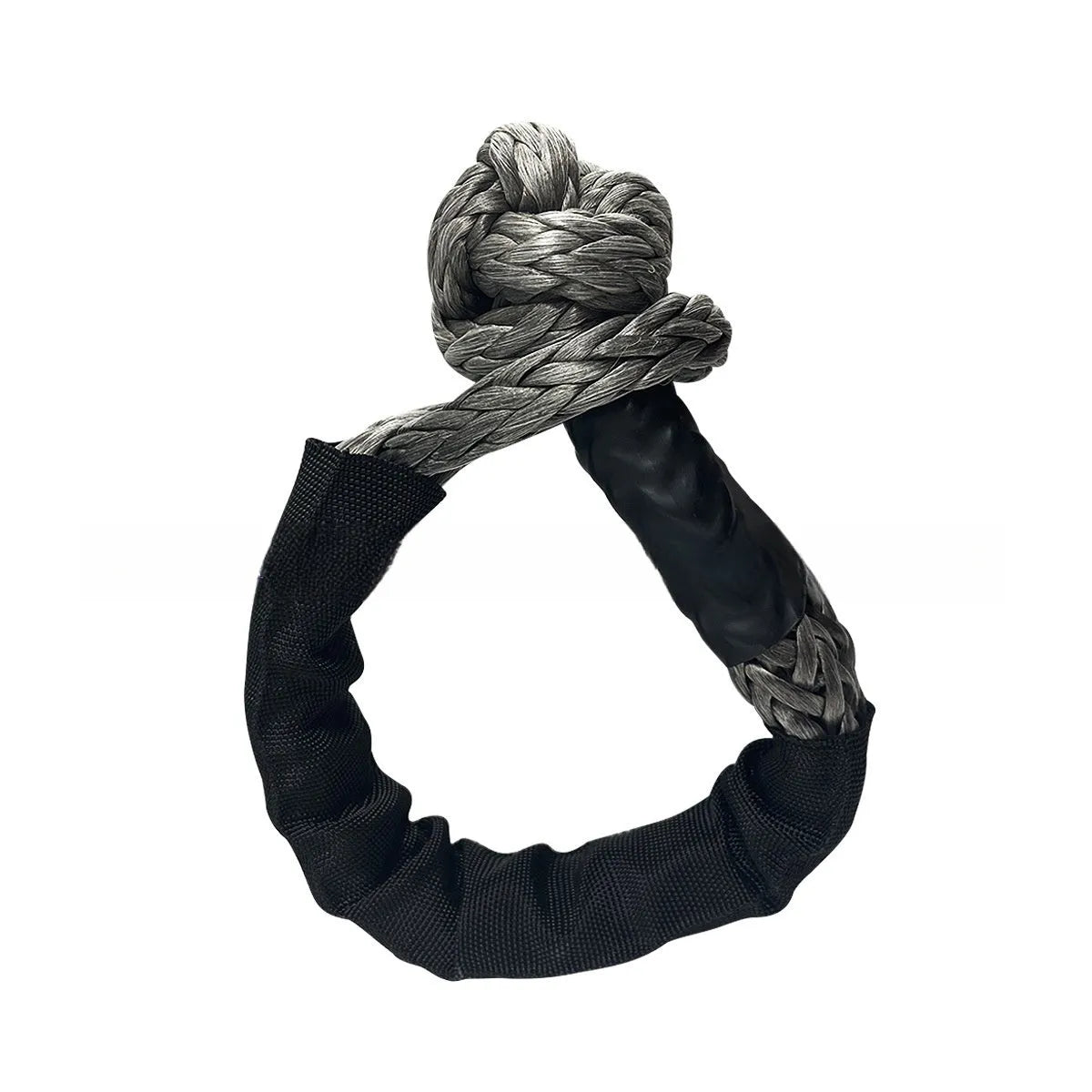 Polymer soft shackle trailer rope for vehicle recovery with 12mm diameter