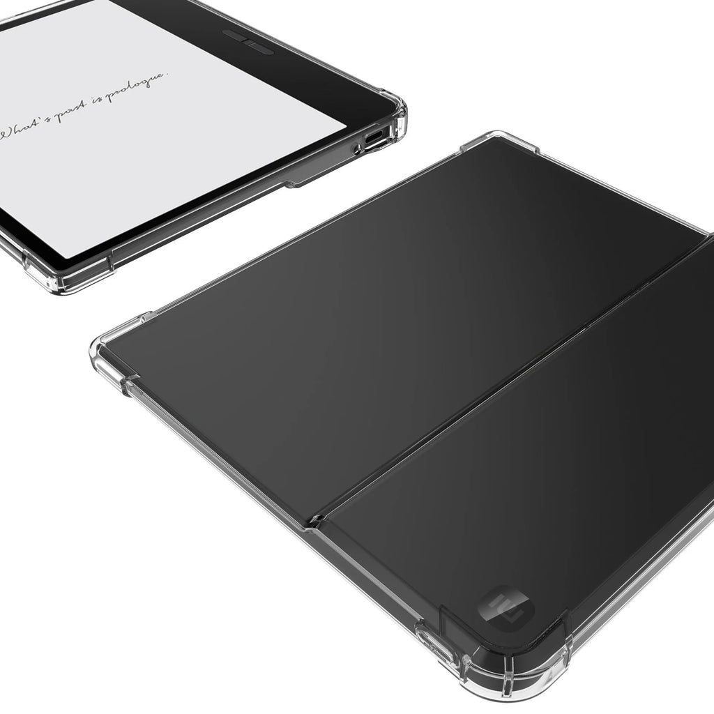 Transparent airbag protective phone case for Xiaomi devices showing shockproof design