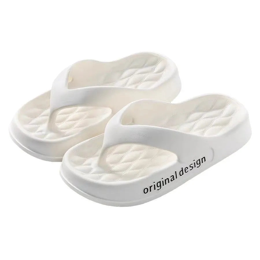 Men's EVA flip flops in multiple colours showing injection moulded sole and open toe design