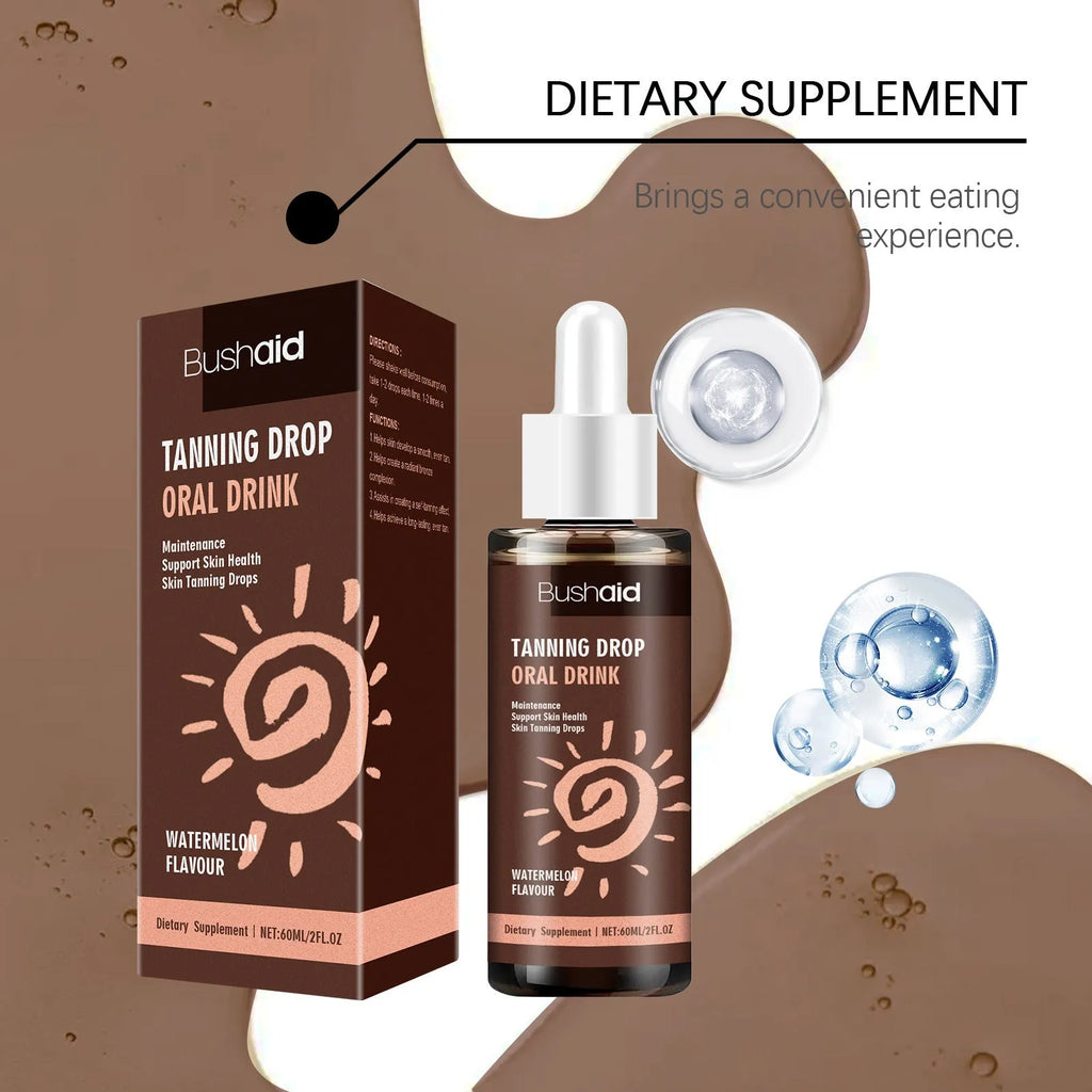 Sun Tanning Essence 60ml in compact travel packaging for sun protection and tanning