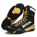 Mixed combat training wrestling shoes with high-top design and soft rubber sole
