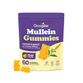 Mullein Gummies herbal supplement bottle containing 60 soft candies with Verbena officinalis leaf extract