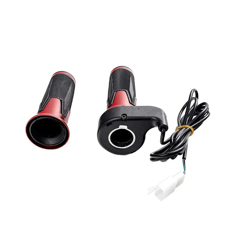 Three-wheel electric vehicle refuelling transfer handle in plastic with three-speed rotating control