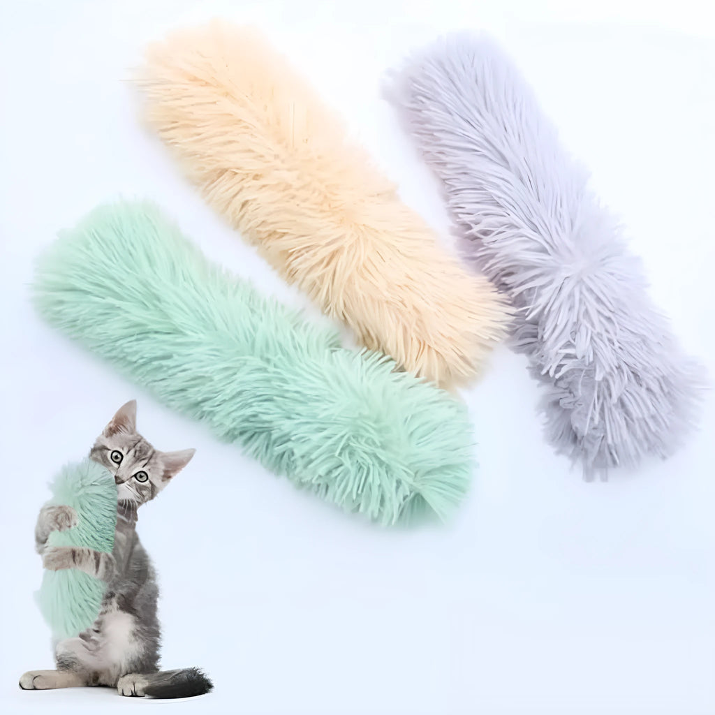 Colourful soft plush cat toys with crinkle sound and natural catnip filling