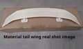 Universal punch-free ABS car tail wing spoiler for rear modification in multiple colour options