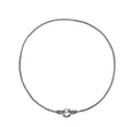 S925 sterling silver clavicle necklace for women showing silver colour and chain length options