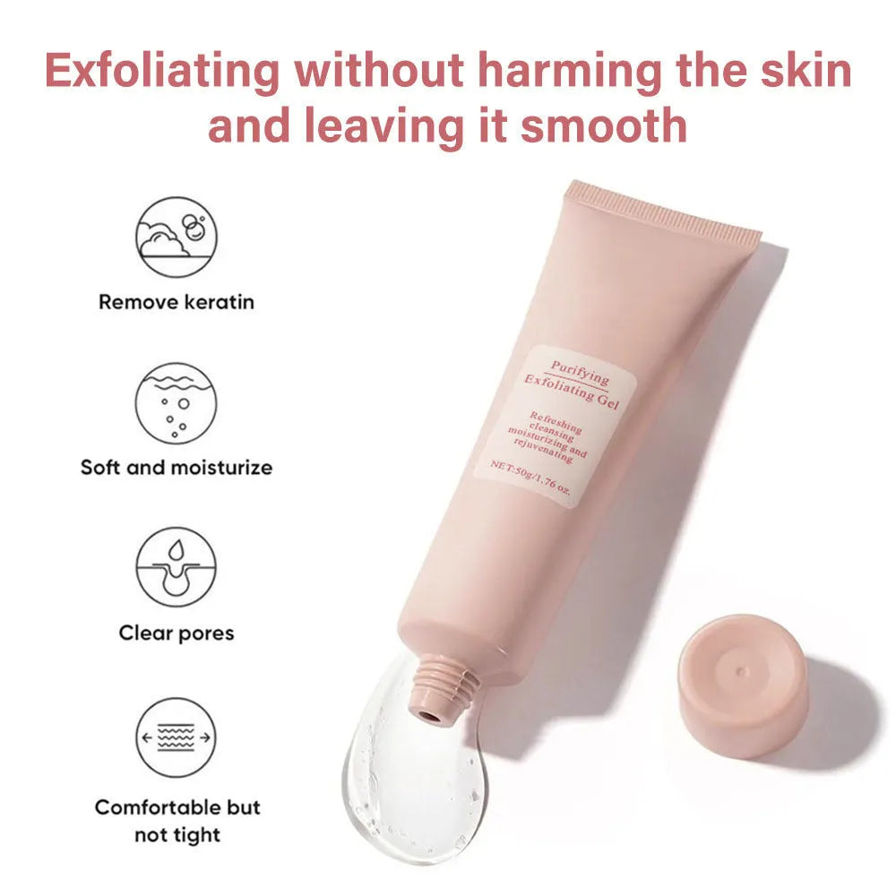 Moisturising facial exfoliating gel scrub in 132g packaging for universal skin types
