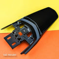 Carbon fibre lengthened rear mudguard and inner plate set for a Light Bee electric off-road bicycle.