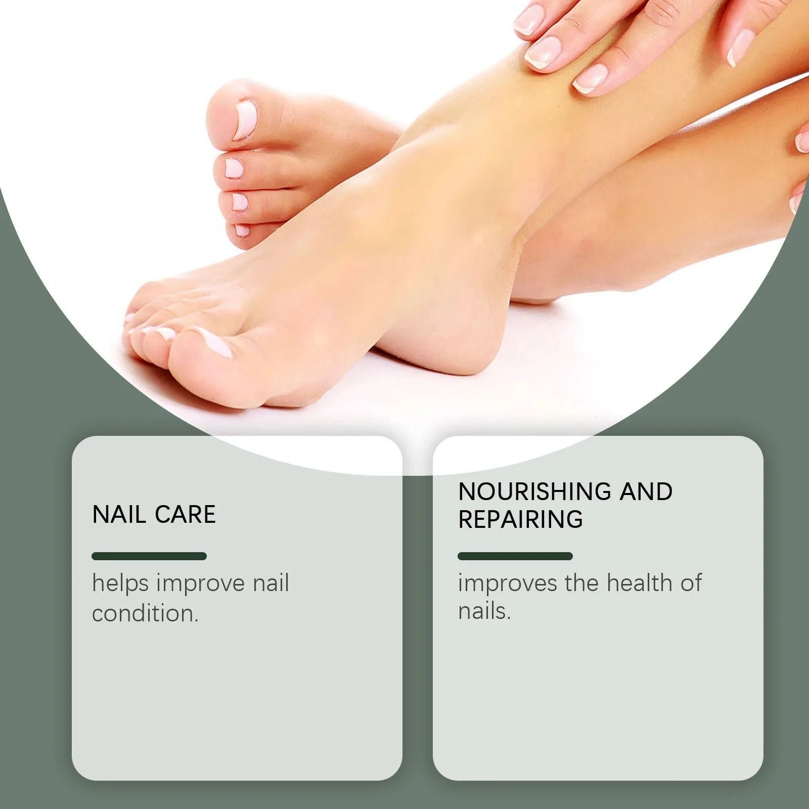 30ml nail care solution bottle with mild brightening formula for daily nail appearance improvement
