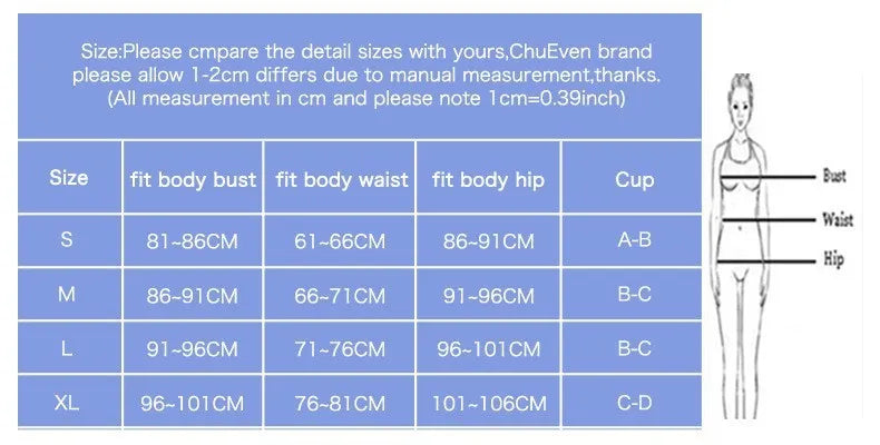 Black high-waisted women's bikini swimsuit set with separate top and bottom