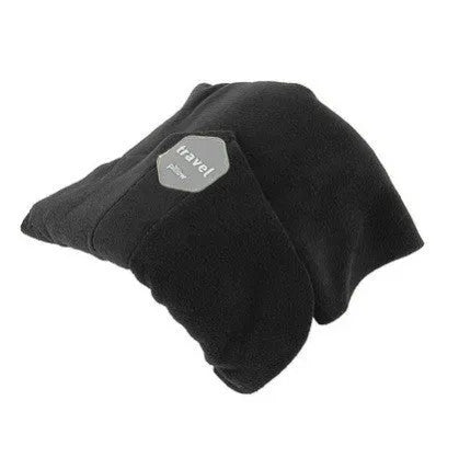 U-shaped convex neck support collar travel pillow scarf in black, gray, navy, or red colours
