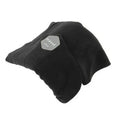 U-shaped convex neck support collar travel pillow scarf in black, gray, navy, or red colours