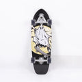 White maple wood street scooter measuring 31 inches with classic kick mechanism