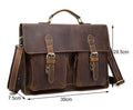 Small yellow brown genuine cowhide leather shoulder messenger bag for men