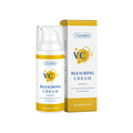 50g jar of vitamin C whitening cream with lightening ingredients for skin tone evening