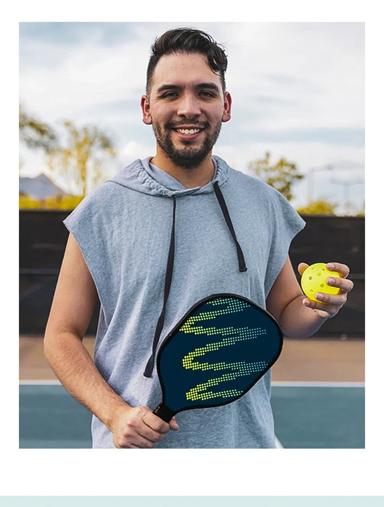 High-density fibreglass table tennis racket for outdoor sports, model CZXPK00561