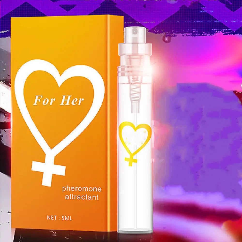 Talent Feromov 5ml trial perfume bottle with ethanol glycerin essence ingredients, available in female and male formats