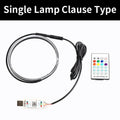Car interior ambience light with aluminium alloy LED strip and remote control
