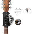 Black automatic chord practice device for folk guitar second chord training with double chord mechanism