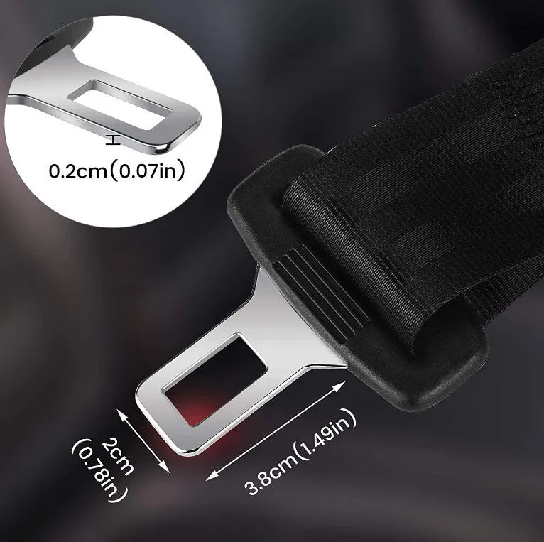 36cm black car seat safety belt extender for pregnant women and child car seats