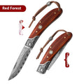 VG10 stainless steel folding portable mini outdoor knife with dovetail pattern