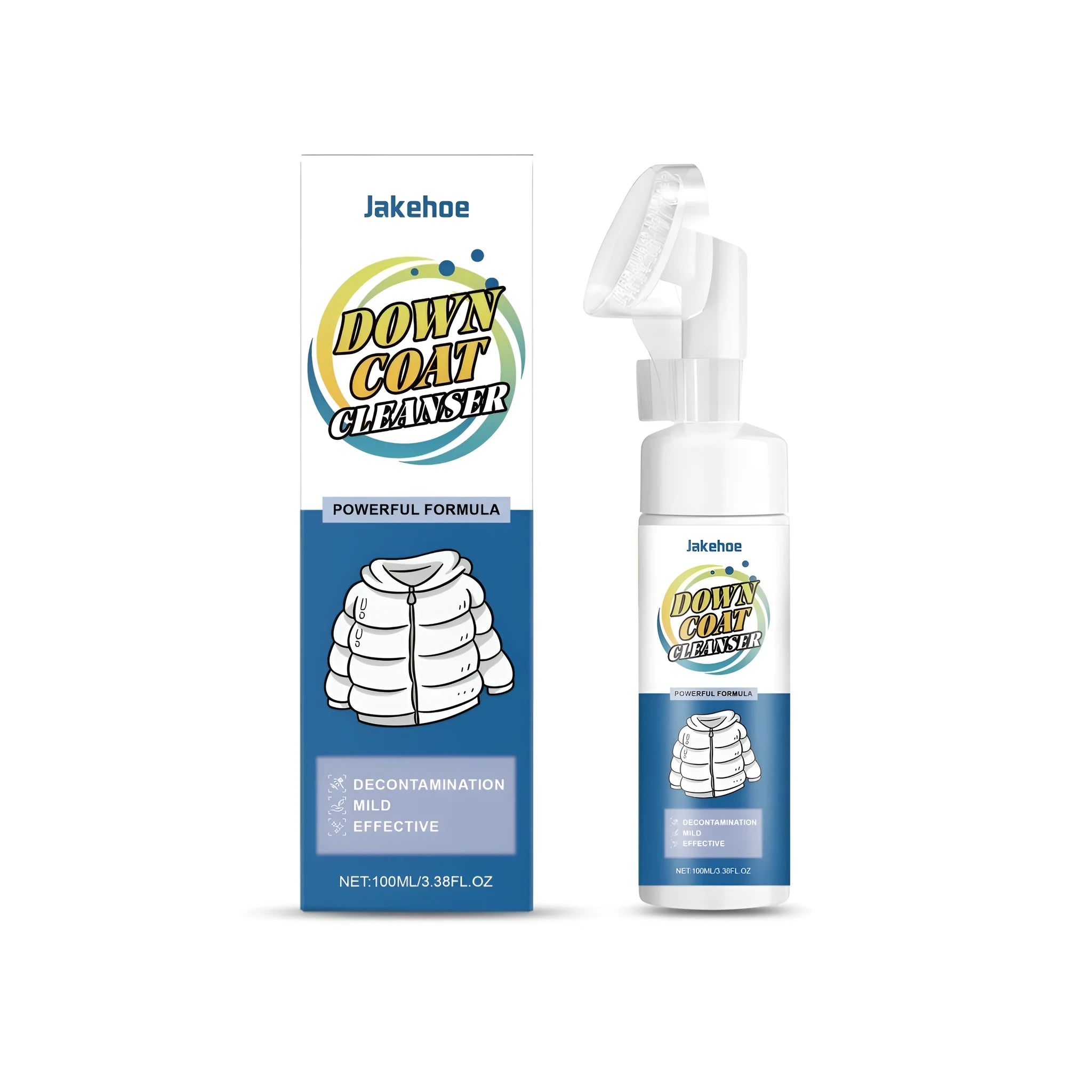 100ml bottle of concentrated down coat and winter jacket cleaning solution