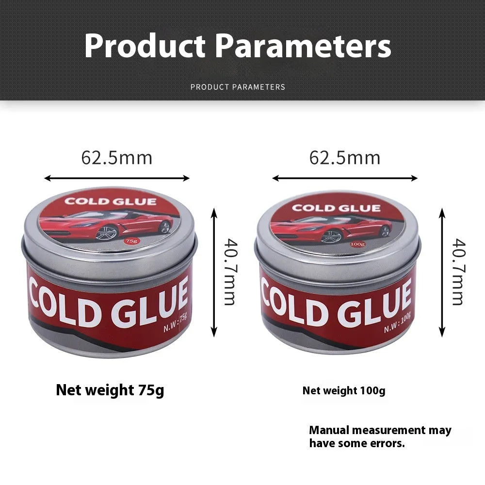 Automobile repair cold glue tube for car dent and depression restoration