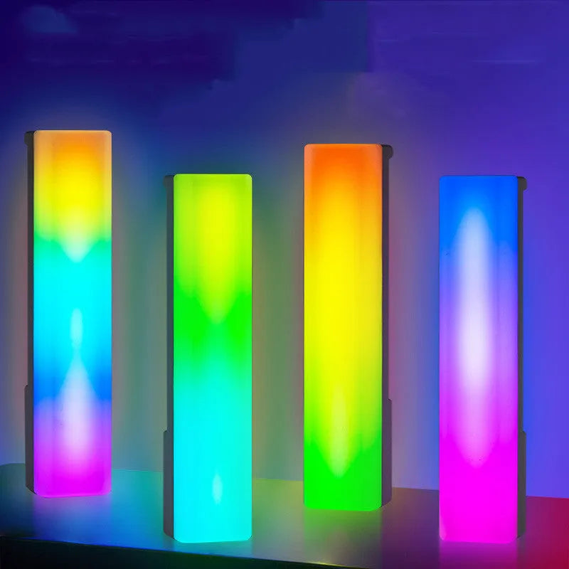 3D RGB table top ambiance lamp with colourful music voice-activated rhythm lighting