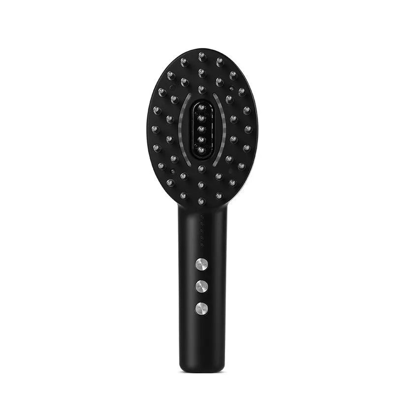 KD3802 Black scalp medicine supplying device with vibration massage function
