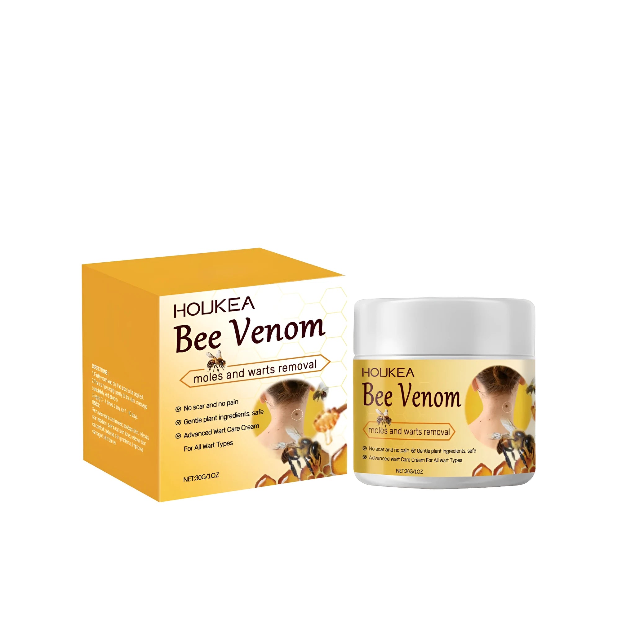 30g tube of multi effect skin repair cream with bee venom and mint leaves for cyclic nourishment