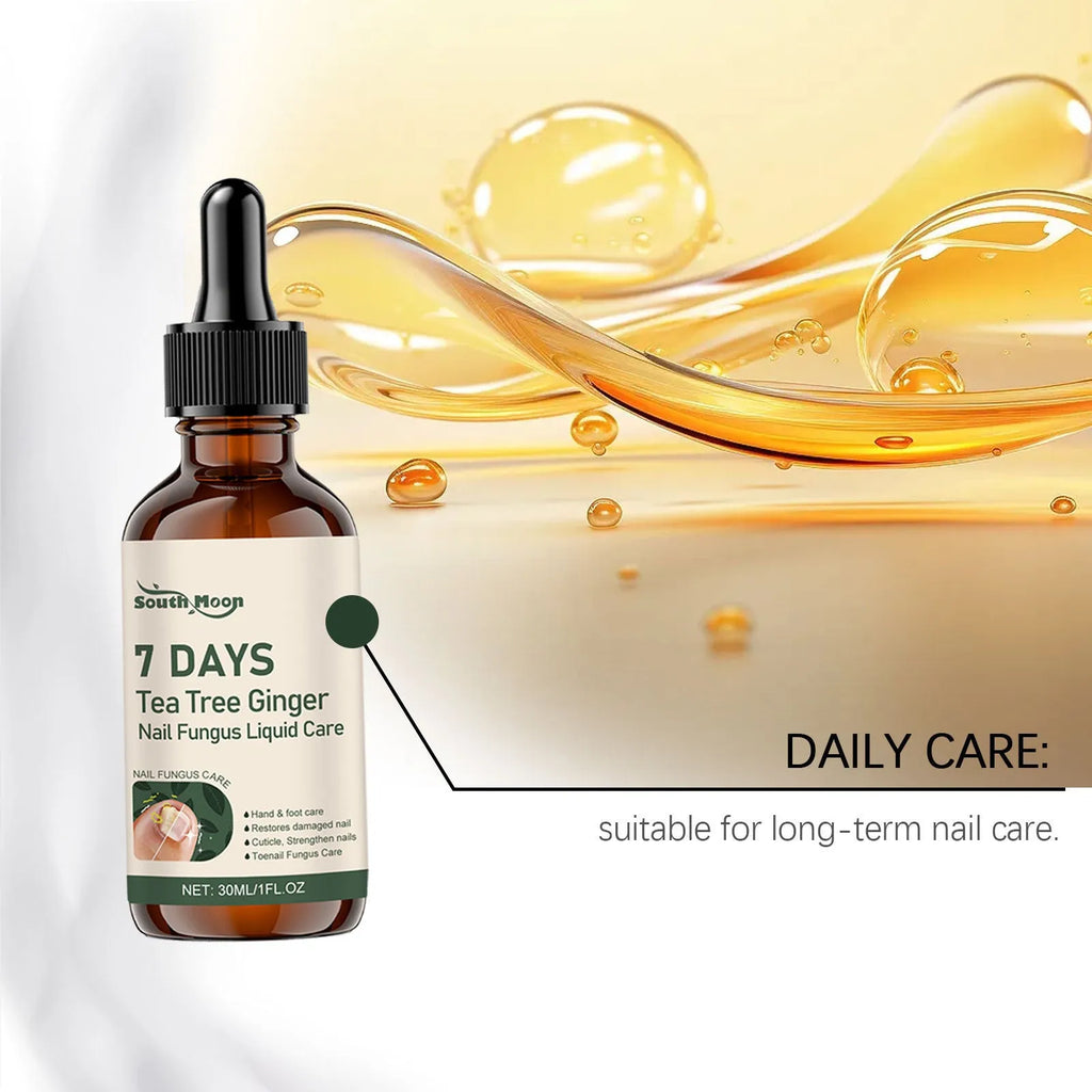 30ml nail care solution bottle with mild brightening formula for daily nail appearance improvement