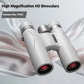 10x32 binoculars with wine red film imaging bright optical system in blue or grey colour.