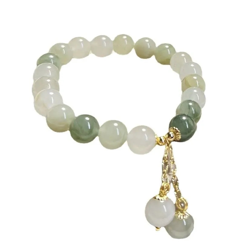 Tian Shan Cui Yu women's bracelet in S175 colour with special interest design and electroplated alloy construction