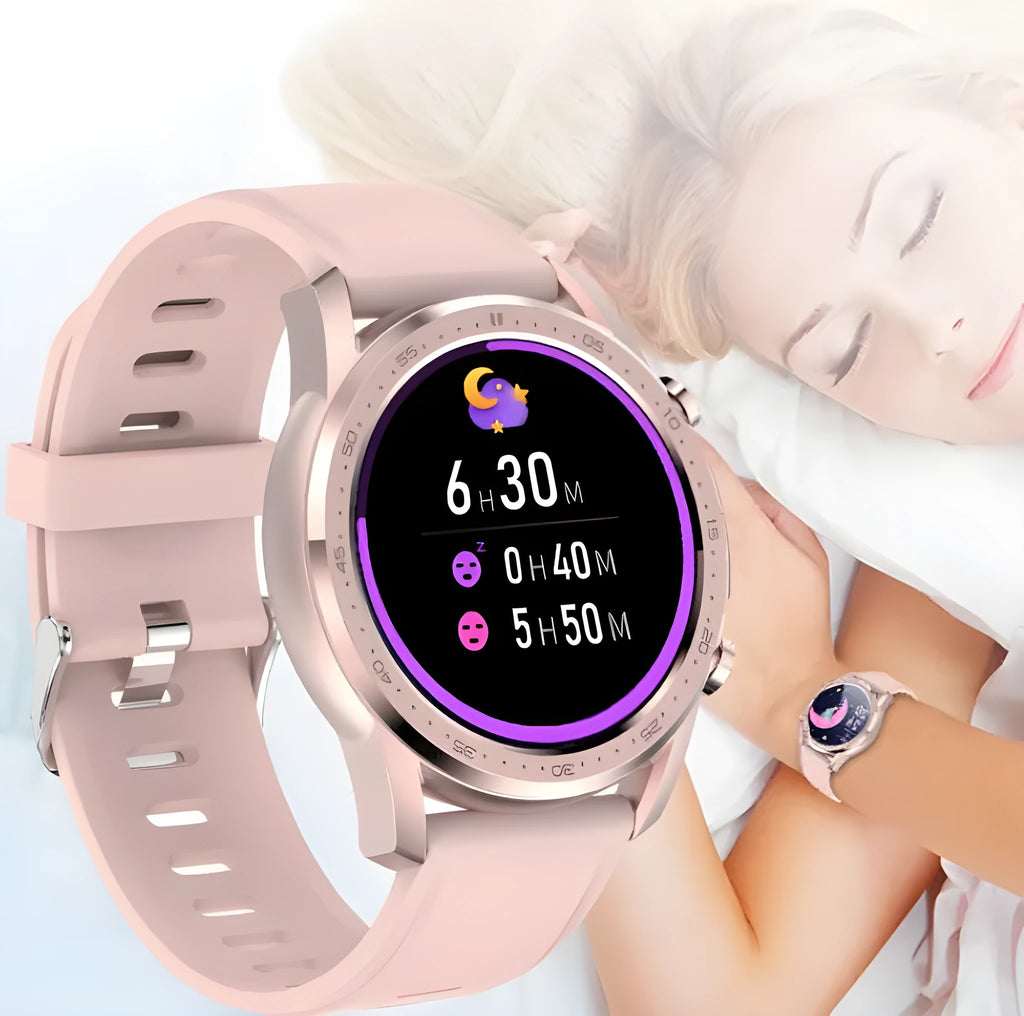 Youth2 body temperature smart bracelet in black or grey with a 1.3-inch touchscreen display.