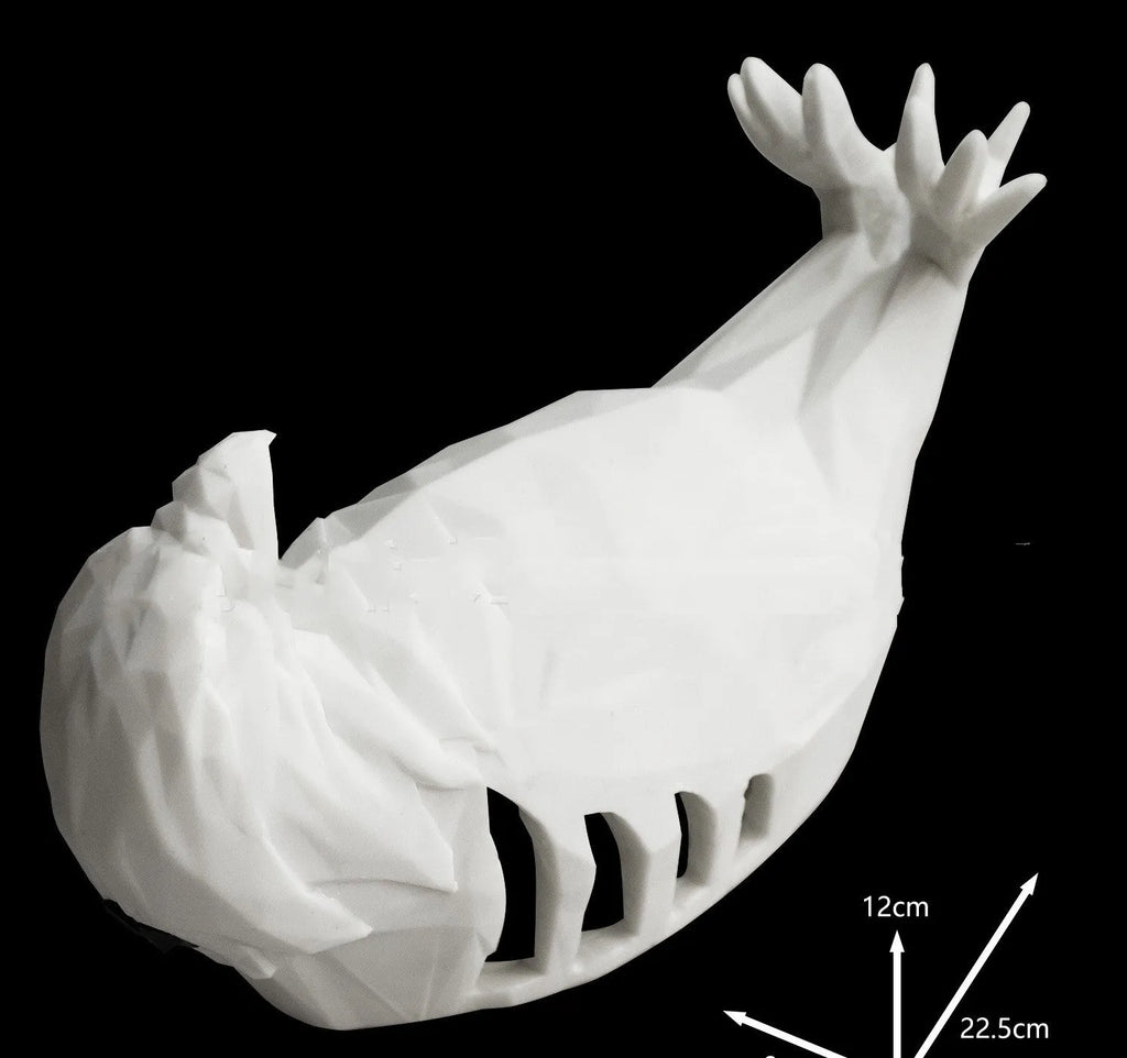 Eagle shape 3D wall lamp with silhouette projection measuring 22.5 x 9 x 12 cm