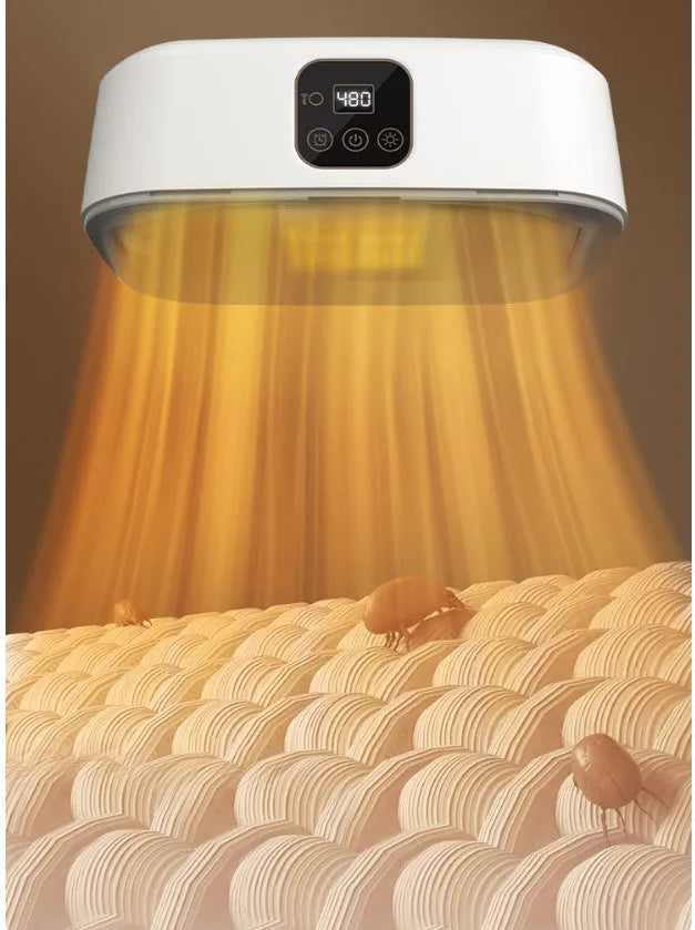 White cylindrical foldable laundry dryer with remote control for dormitory and small space use.