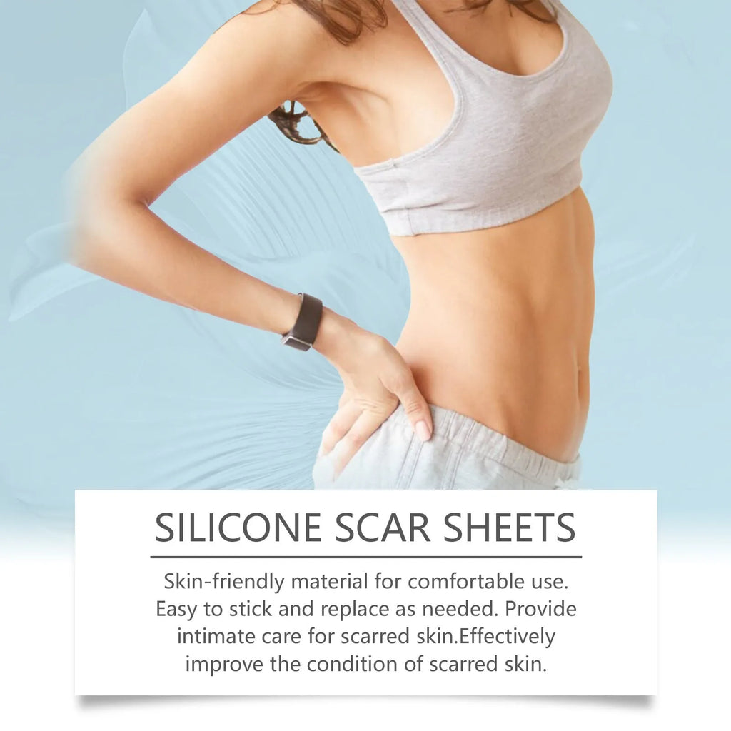Silicone scar gel paster roll with mint leaf active ingredient and hydroxyethyl cellulose formula