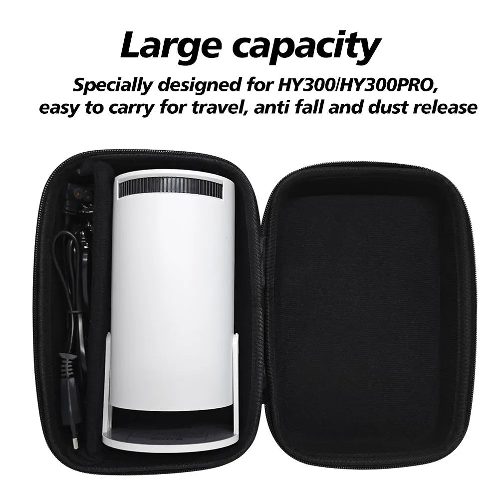 Projector HY300 Pro portable storage box dustproof in black and grey colour options