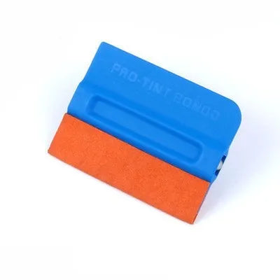 ABS car film scraper tool for colour change vinyl application with choice of pad materials